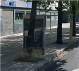 Marquesinas en la calle Felipe II y el Cerro del Águila, Sevilla